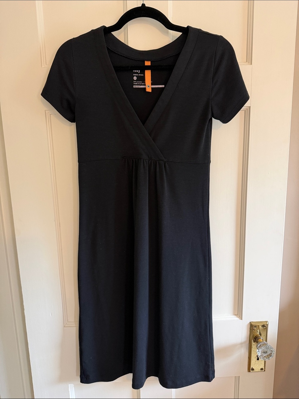 🌻Lucy brand black knit Metro dress. Size XS.